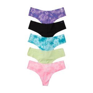 VS PINK 5 Pack No Show Thong NWT